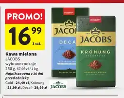 Intermarche Kawa mielona Jacobs Decaf oferta