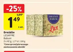 Intermarche Drożdże Babuni Lesaffre 2-pak oferta