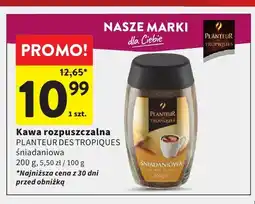 Intermarche Kawa rozpuszczalna Planteur des Tropiques śniadaniowa oferta