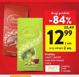 Intermarche Praliny Lindt Lindor Milk oferta