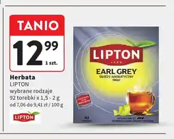 Intermarche Herbata Lipton Earl Grey oferta