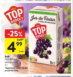 Intermarche Sok Top Budget winogrono oferta