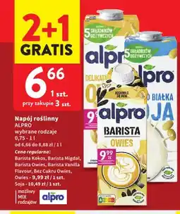 Intermarche Napój roślinny Alpro Barista Kokos oferta