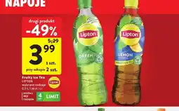 Intermarche Herbata mrożona Fruity Ice Tea Lipton Green oferta