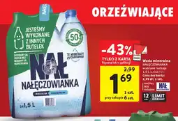 Intermarche Woda mineralna Nałęczowianka oferta