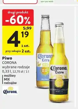 Intermarche Piwo bezalkoholowe Corona Cero oferta