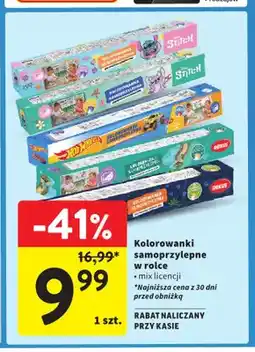 Intermarche Kolorowanki samoprzylepne w rolce oferta