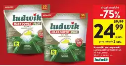 Intermarche Kapsułki do zmywarki Ludwik Maxx Power Plus All in 1 Lemon oferta