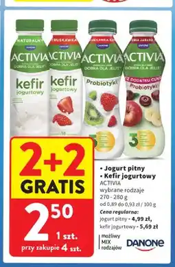 Intermarche Kefir jogurtowy naturalny Activia oferta