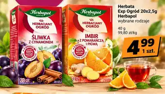 Herbata Herbaciany Ogród śliwka z cynamonem Herbapol