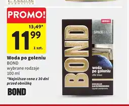 Intermarche Woda po goleniu Bond Spacequest oferta