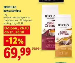 Lidl Kawa ziarnista Trucillo Caffè Crema Light Roast oferta
