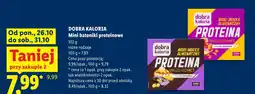Lidl Mini batoniki proteinowe Dobra Kaloria o smaku banoffee oferta