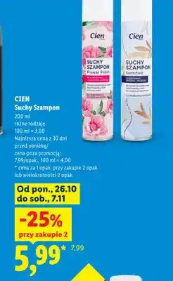 Lidl Suchy szampon Flower Fresh Cien oferta