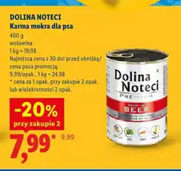 Lidl Karma mokra dla psa Dolina Noteci Premium wołowina oferta