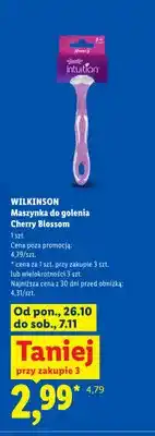 Lidl Maszynka do golenia Wilkinson Intuition Cherry Blossom oferta