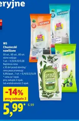 Lidl Chusteczki nawilżane W5 Kuchnia oferta