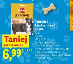 Lidl Snacki dla psa Pedigree Ranchos kurczak oferta