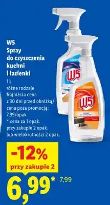 Lidl Spray do czyszczenia kuchni W5 oferta