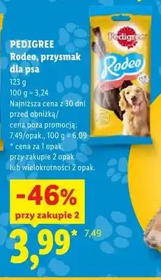 Lidl Przysmak dla psa Pedigree Rodeo oferta