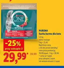 Lidl Sucha karma dla kota Purina One oferta