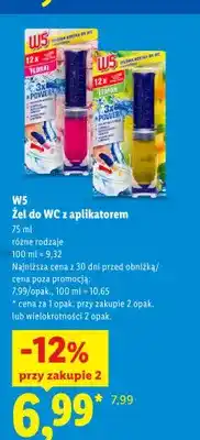 Lidl Żel do WC z aplikatorem W5 Floral oferta