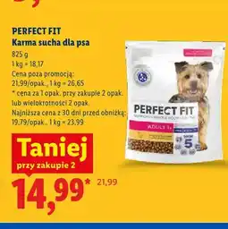 Lidl Karma sucha dla psa Perfect Fit Adult 1+ oferta