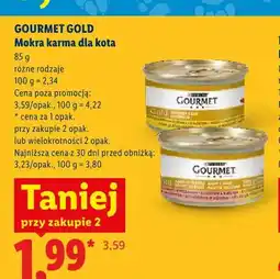 Lidl Mokra karma dla kota Gourmet Gold oferta