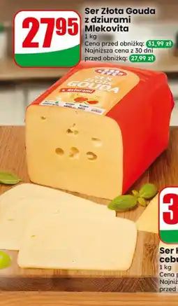 Dino Ser Złota Gouda z dziurami Mlekovita oferta
