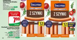 Dino Parówki z szynki Family Pack Tarczyński oferta