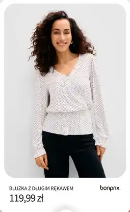 BonPrix Bluzka z długim rękawem oferta