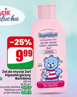 Dino Żel do mycia 2w1 hipoalergiczny Bambino oferta