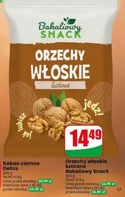 Dino Orzechy włoskie łuskane Bakaliowy Snack oferta