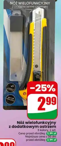 Dino Nóż wielofunkcyjny z dodatkowym ostrzem oferta