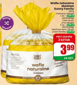 Dino Wafle naturalne zbożowe Sunny Family oferta