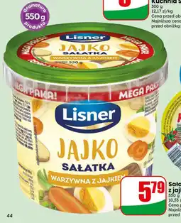 Dino Lisner Jajko Sałatka Warzywna z Jajkiem oferta