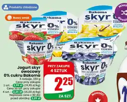 Dino Jogurt skyr owocowy 0% cukru Bakoma oferta