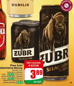 Dino Piwo Żubr Szlachetny Mocny oferta