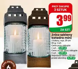 Dino Znicz szklany katedra mini oferta
