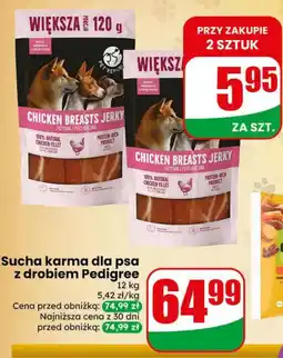 Dino Sucha karma dla psa z drobiem Pedigree oferta