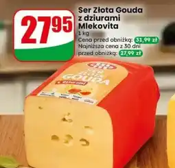 Dino Ser Złota Gouda z dziurami Mlekovita oferta