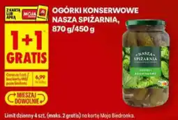 Biedronka Ogórki Konserwowe Nasza Spiżarnia oferta