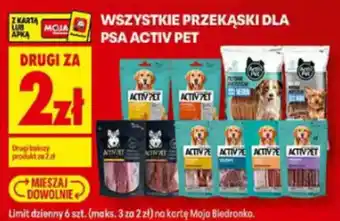 WSZYSTKIE PRZEEKĄSKI DLA PSA ACTIV PET