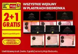 Biedronka Wędliny w plastrach biedronka oferta