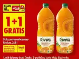 Biedronka Sok pomarańczowy Riviva oferta