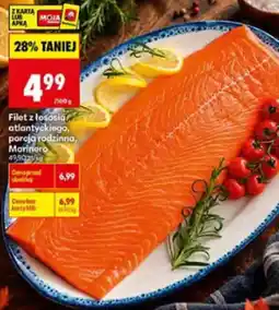 Biedronka Filet z łososia atlantyckiego, porcja rodzinna, Marinero oferta