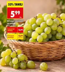 Biedronka Winogrono jasne oferta