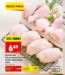 Biedronka Świeże udo lub podudzie kurczaka Kraina Mięs Mega Paka oferta