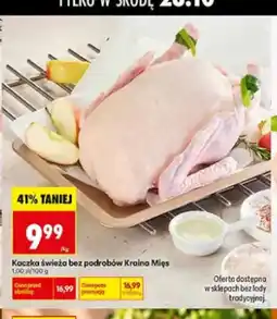 Biedronka Kaczka świeża bez podrobów Kraina Mięs oferta