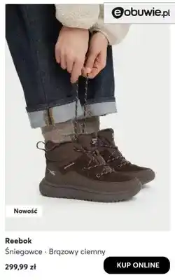 eobuwie Śniegowce brązowy ciemny Reebok oferta